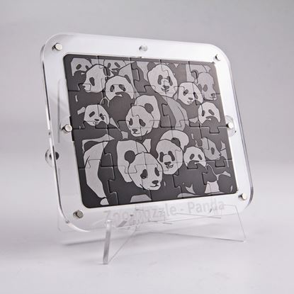 Picture of 【雙面拼圖】動物園黑白拼-熊貓款 Zoo puzzle - Panda