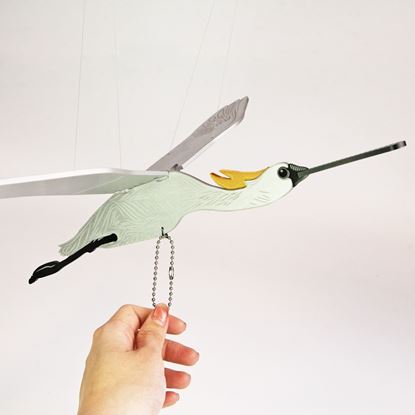 圖片 黑面琵鷺 - 第二代飛鳥掛飾 | 鋁合金黑琵