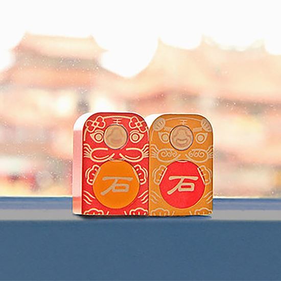 圖片 【航太邊角料再造】石敢當-天生一對