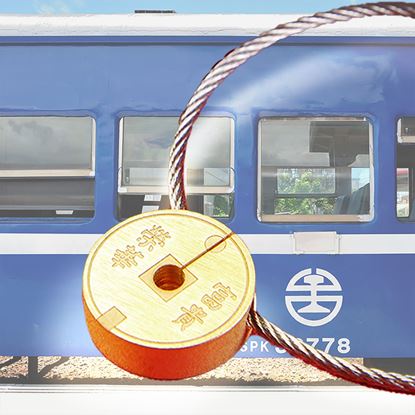 圖片 【航太邊角料再造】電氣路牌-造型小吊飾